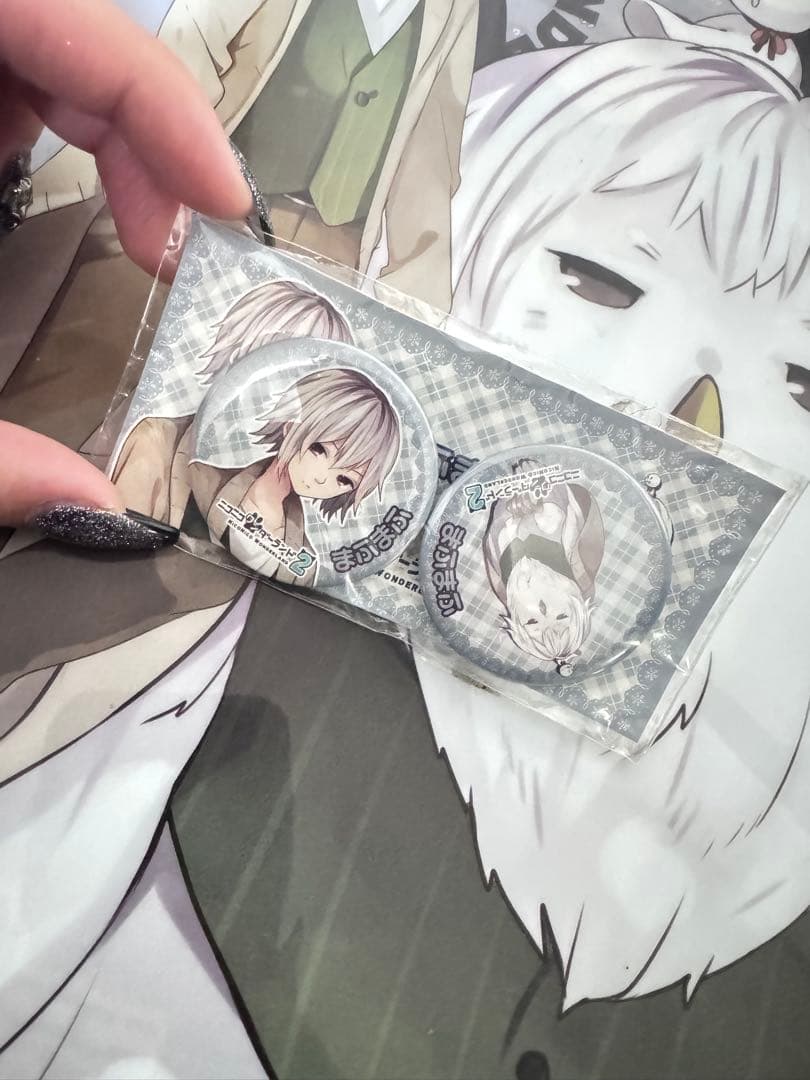 【未開封】まふまふ ニコニコワンダーランド2 クリアファイル 缶バッジ
