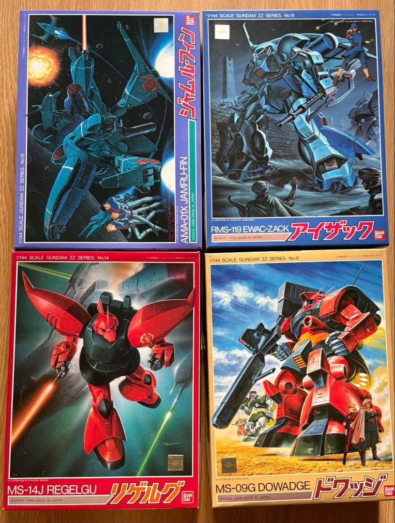 ガンダムZZ 旧キット19個+オマケ1個