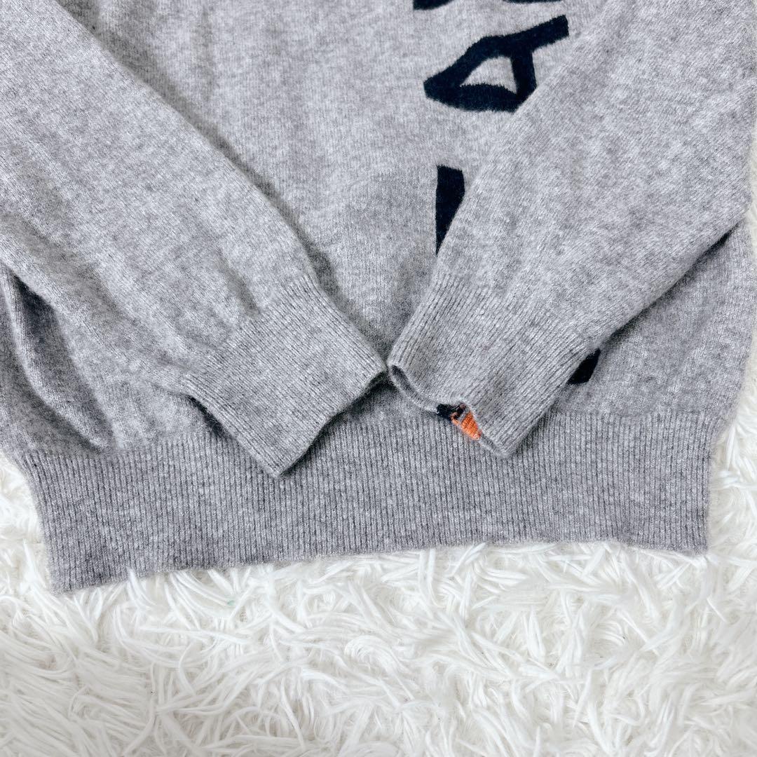 パーリーゲイツ カシミヤ100% ロゴ　ニット M セーター　クルーネック