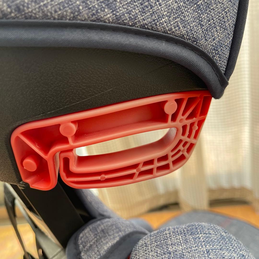 日本育児 ISOFIX・シートベルト トラベルベストEC Fix デニム