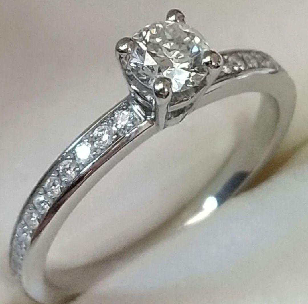 出品は本日22時まで！ブルガリ ローマ アモール リング 0.3ct/G/VS1