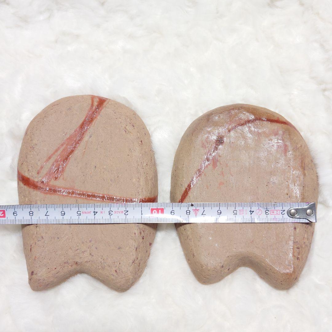 ◎【2517】112.アザラシ　皿…備前焼