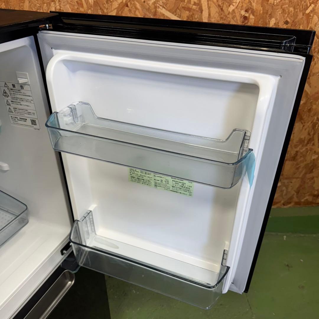 348 極美品　鏡面　冷蔵庫　右開き・左開き　一人暮らし　小型　洗濯機も有
