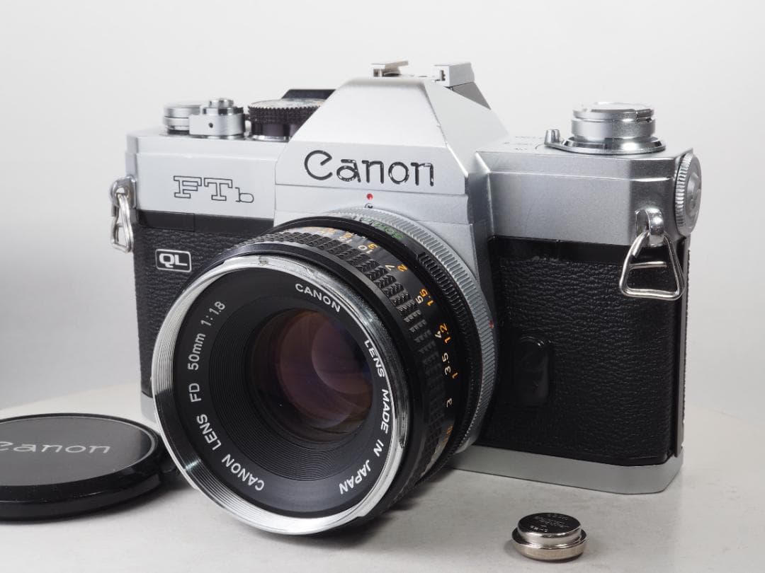 キャノンCanon FTb-N シルバー & FD 50mm F1.8 .#24