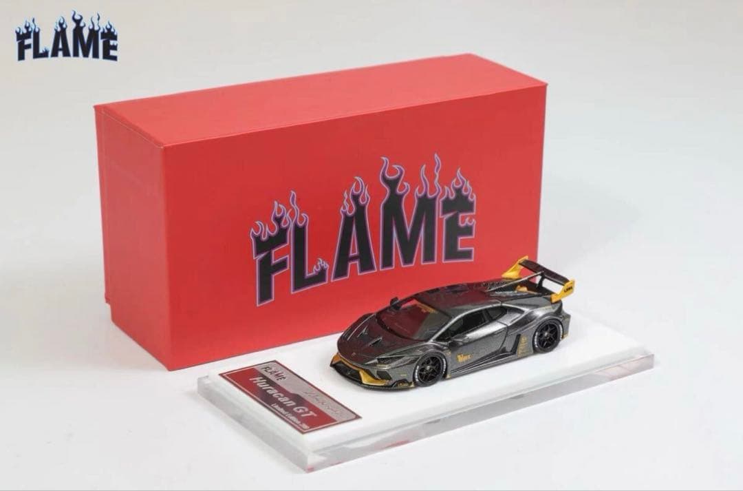 1/64 Flame ランボルギーニ　ウラカン　GT LP610 ガンメタ