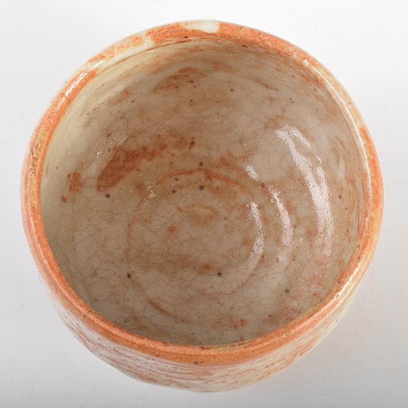 茶道具　志野焼　人間国宝　加藤孝造作　茶碗　共布共箱　M　R6892