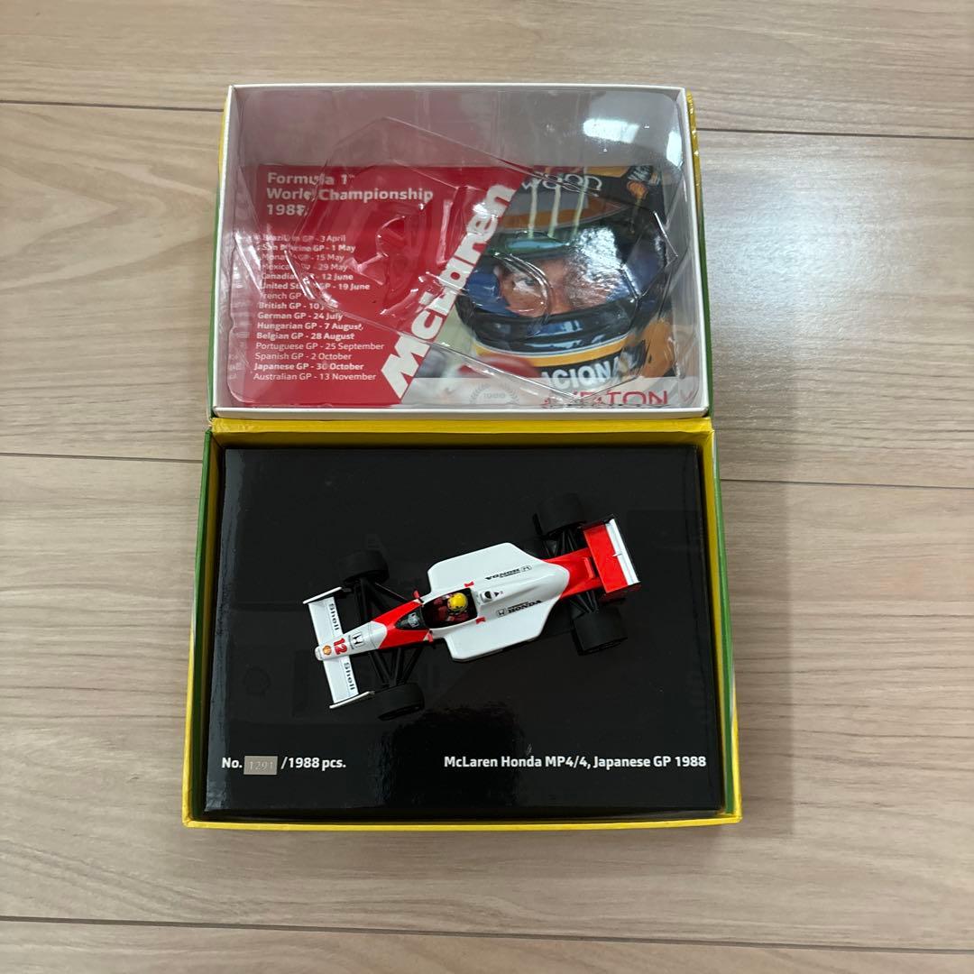 ミニチャンプス A.セナ MP4/4 日本GP 1988