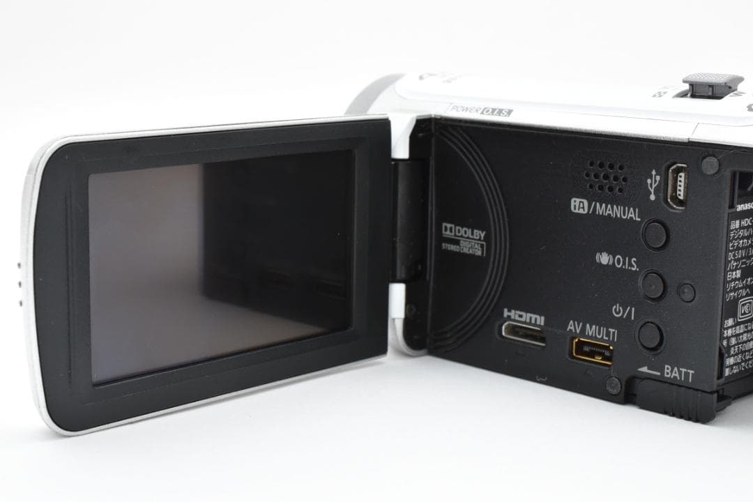 【美品】Panasonic ビデオカメラ　HDC-TM45 ホワイト　動作確認済