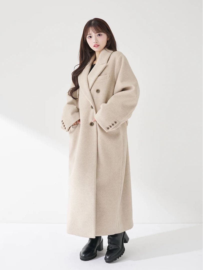 新品 未開封品 Darich ダブルロングチェスターコート