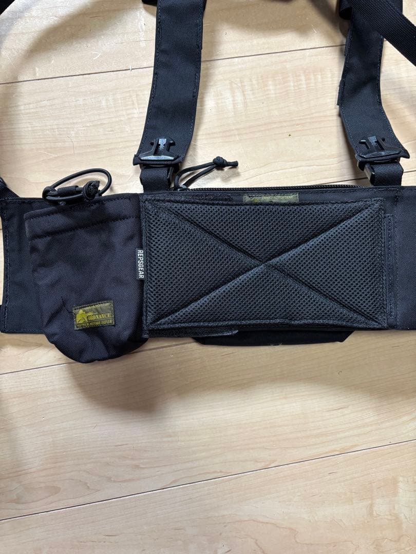 【実物】ORDNANCE TACTICAL チェストリグ　ブラック　セット