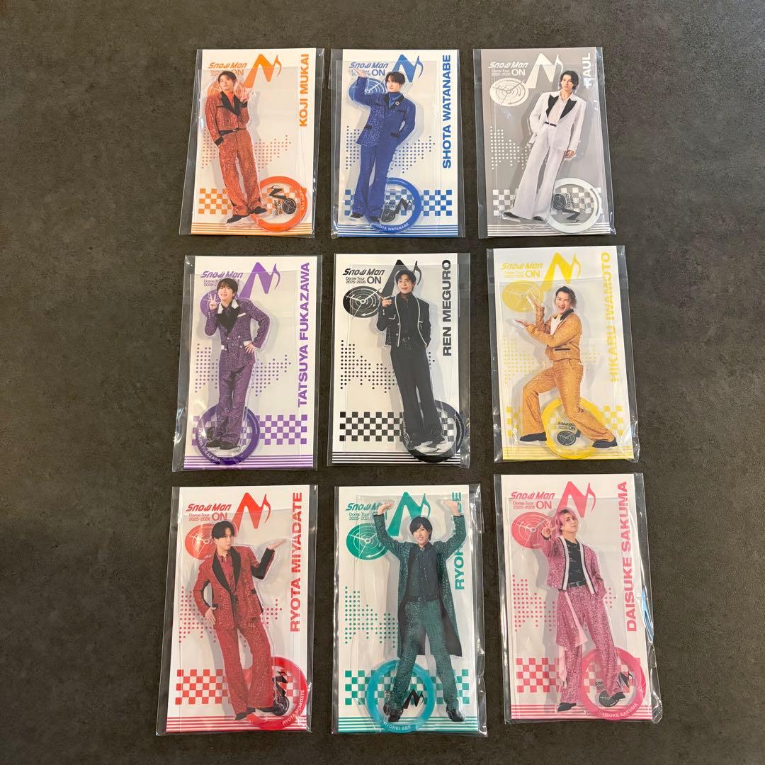【未開封】Man Dome Tour ON アクスタ　全員　9つセット