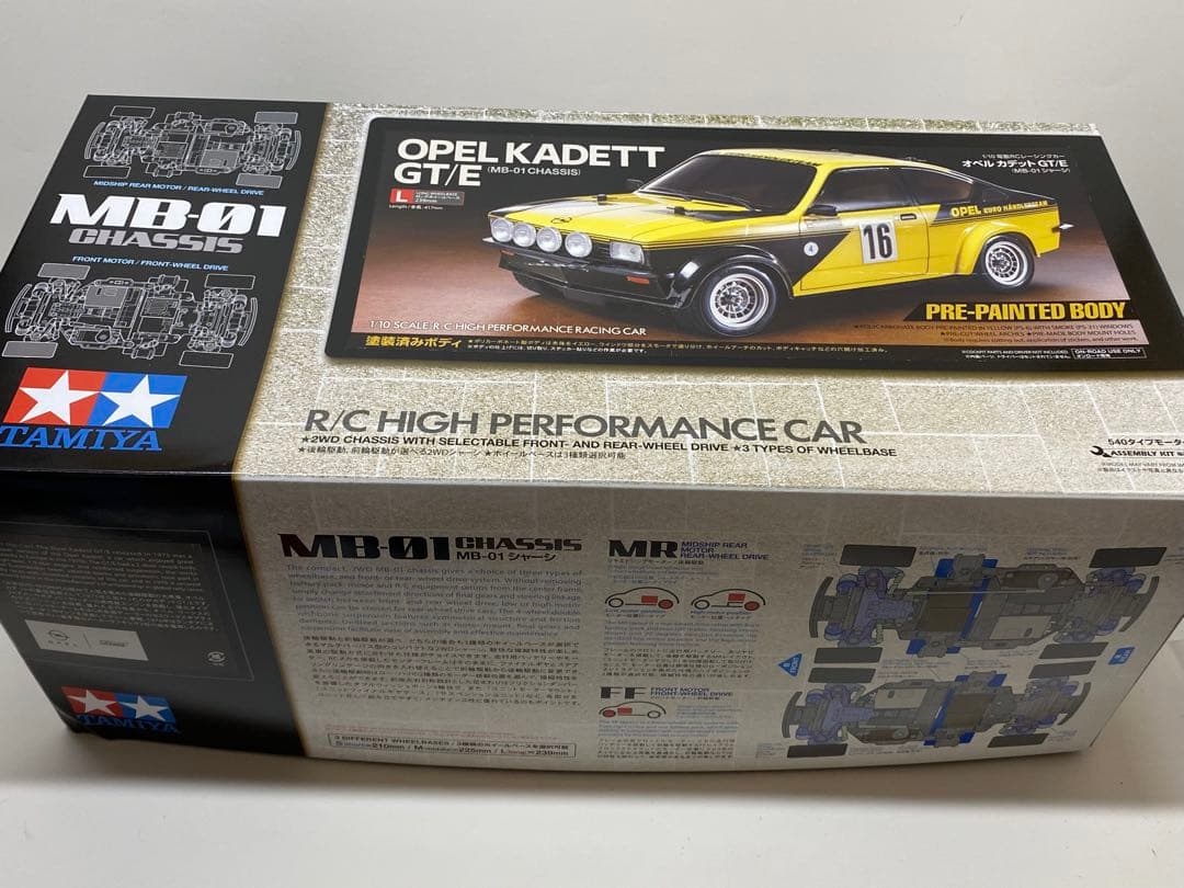 タミヤ MB-01 シャーシ オペルカデット(最終値下げしました)