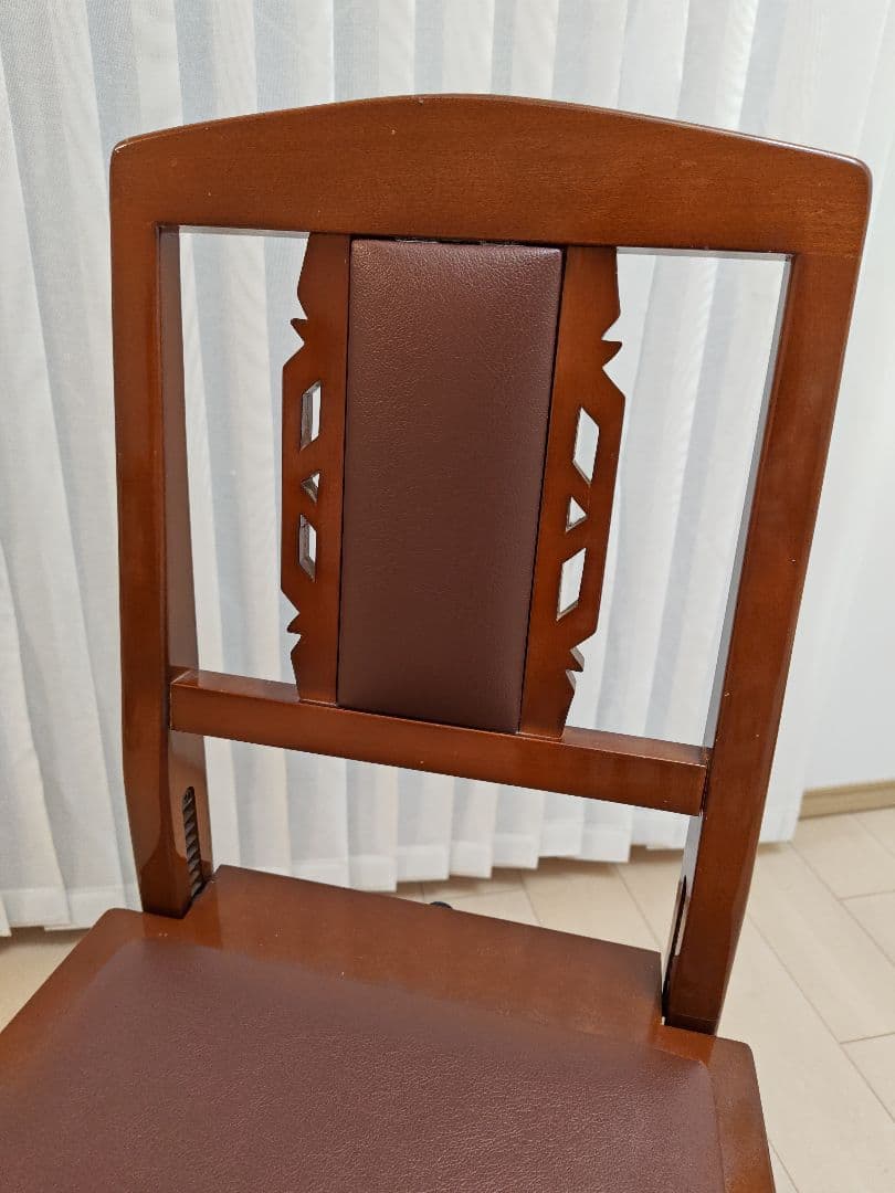 【美品】トムソン椅子　ピアノ椅子　背もたれ椅子　 アンティーク　猫足