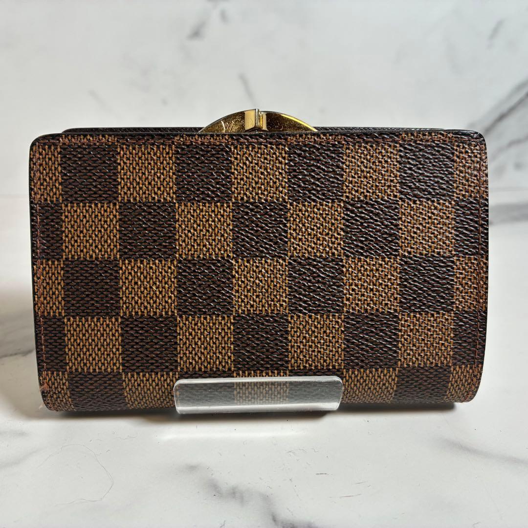 【極美品】ルイヴィトン ダミエ ポルトフォイユヴィエノワ がま口財布