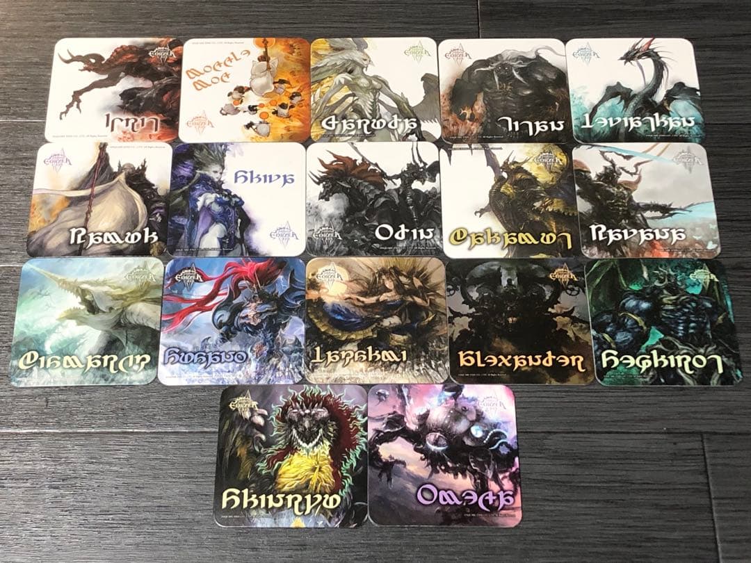 ★エオルゼアカフェ コースター 75枚セット FF14 FFXIV エオカフェ★