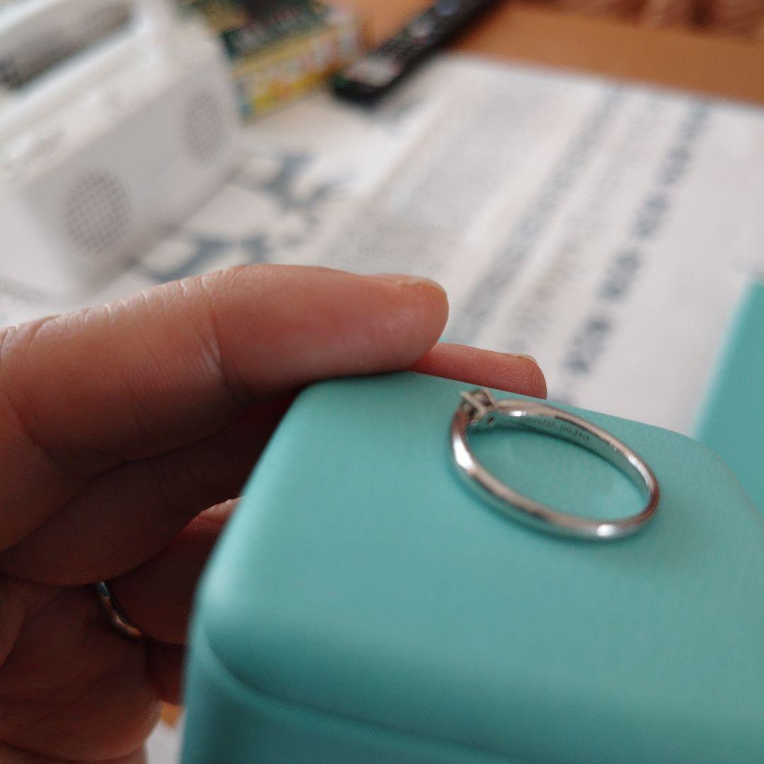 ティファニーハーモニーリング。11.5から12号、H.IF3EXの綺麗なリング。