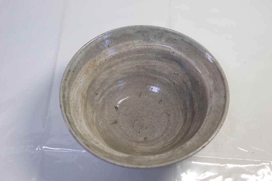 時代　清水六兵衛　刷毛茶碗　アンティーク　送料込み1122