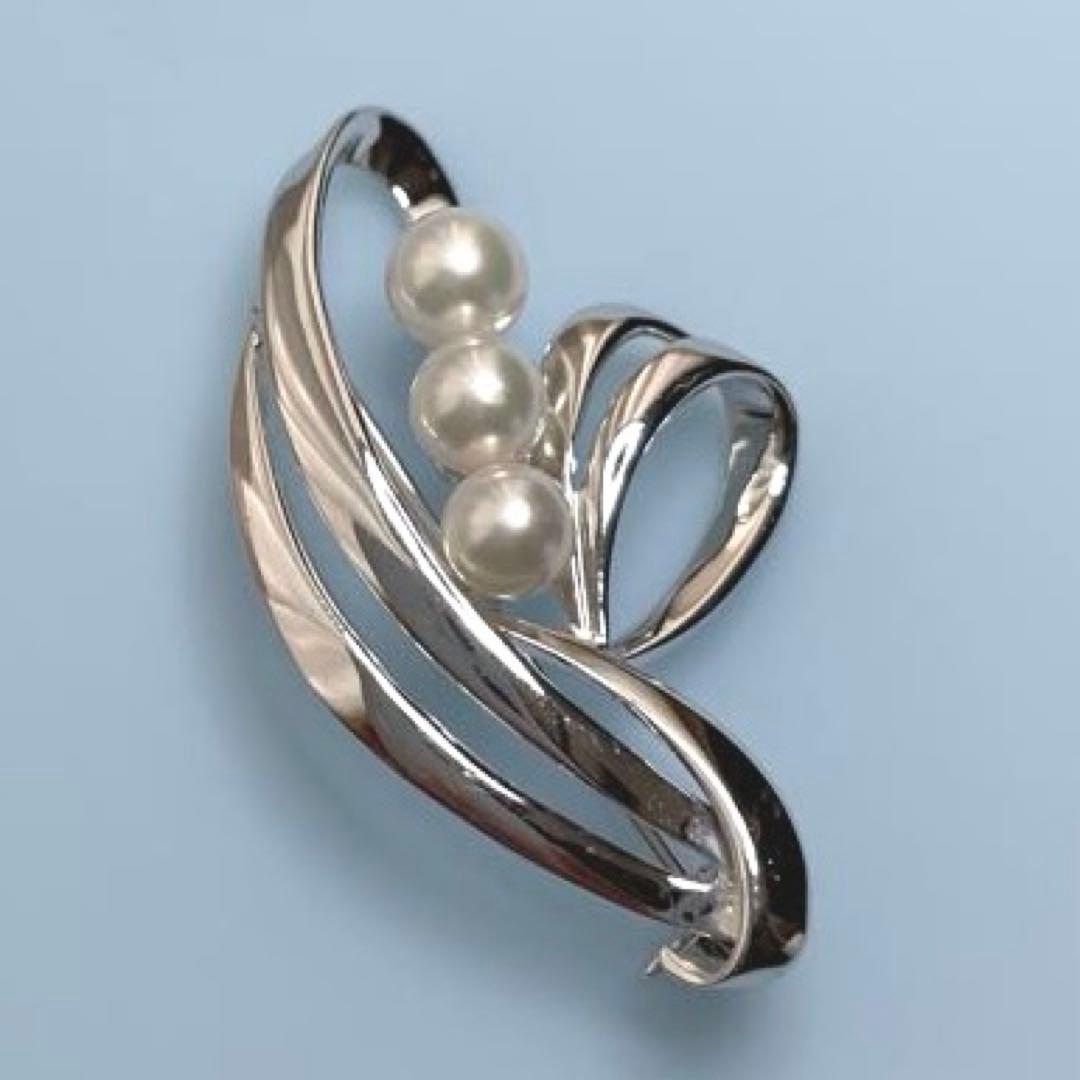ミキモト　ブローチ　MIKIMOTO あこや真珠　本真珠　入学式　卒業式
