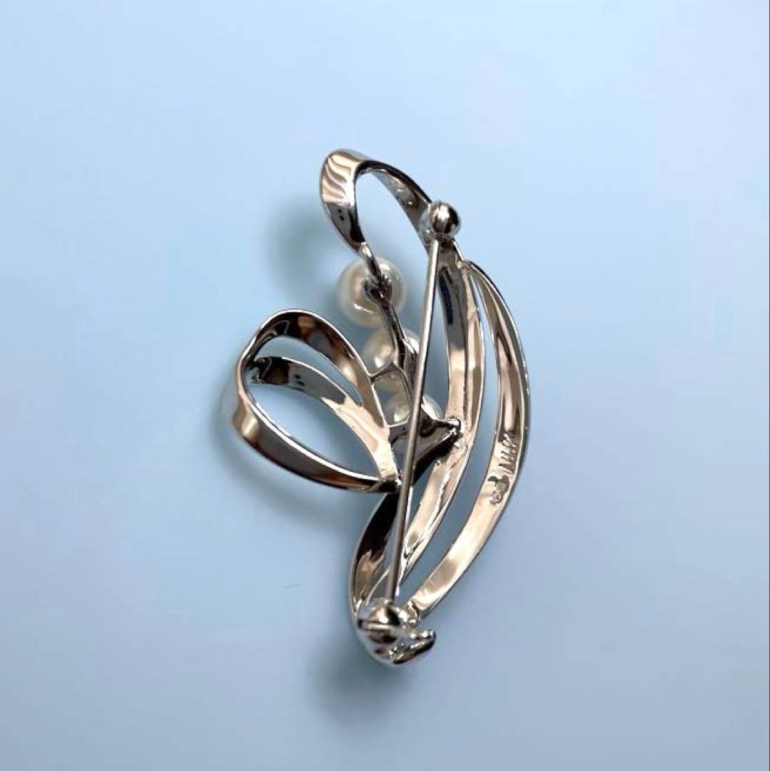 ミキモト　ブローチ　MIKIMOTO あこや真珠　本真珠　入学式　卒業式