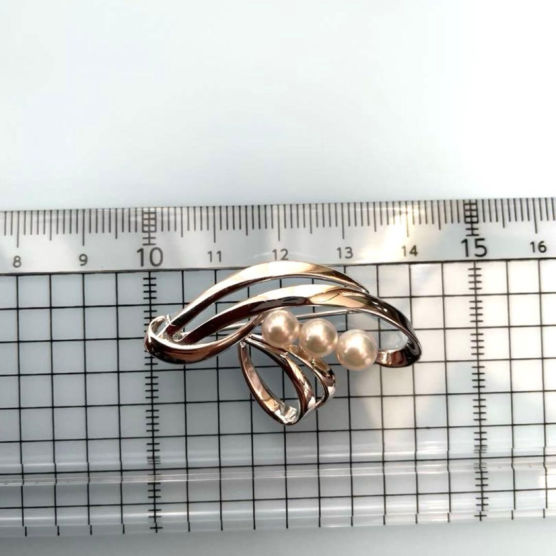 ミキモト　ブローチ　MIKIMOTO あこや真珠　本真珠　入学式　卒業式