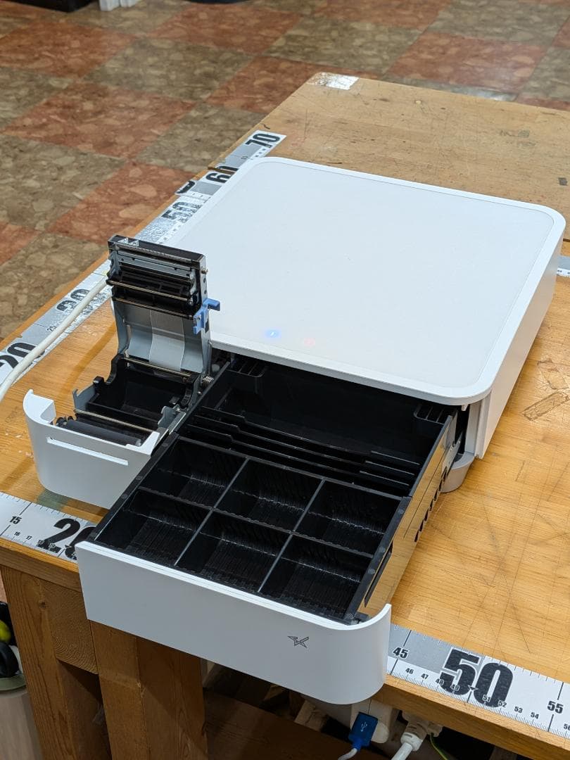 スター精密 mPOP プリンタ付きドロア Airレジ 感熱紙ロール×2付き