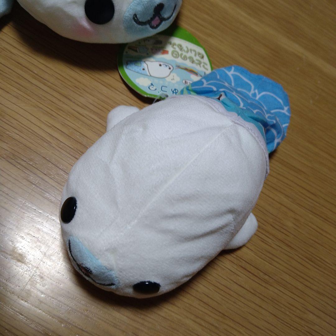 希少　まめゴマ　こどもの日ぬいぐるみ　タグ付き全４種　当時物　平成レトロ