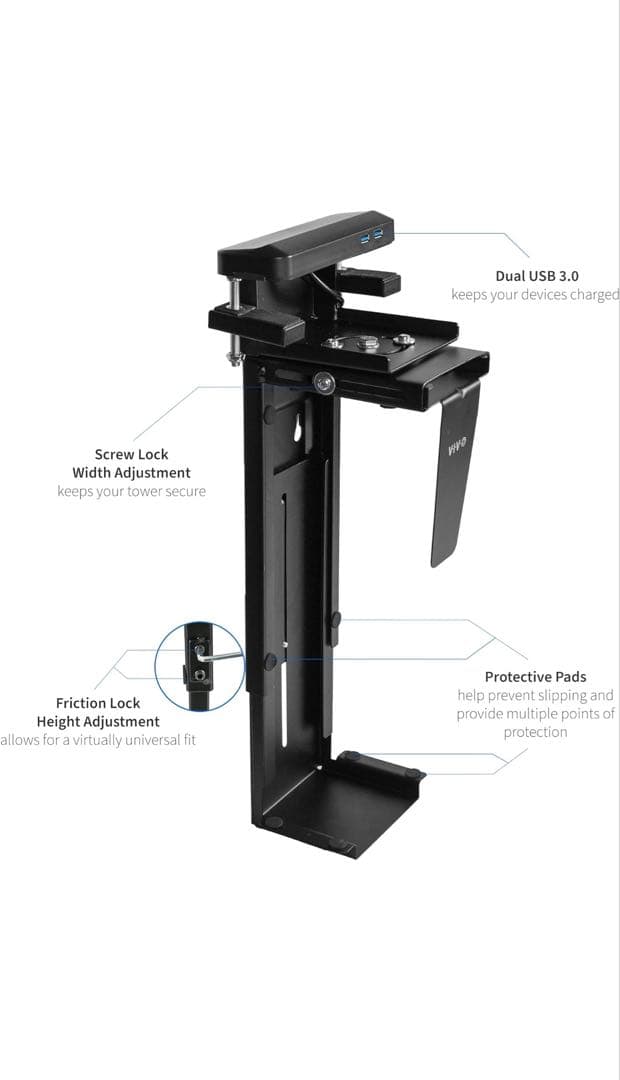 VIVO パソコンスタンド USB 3.0付き