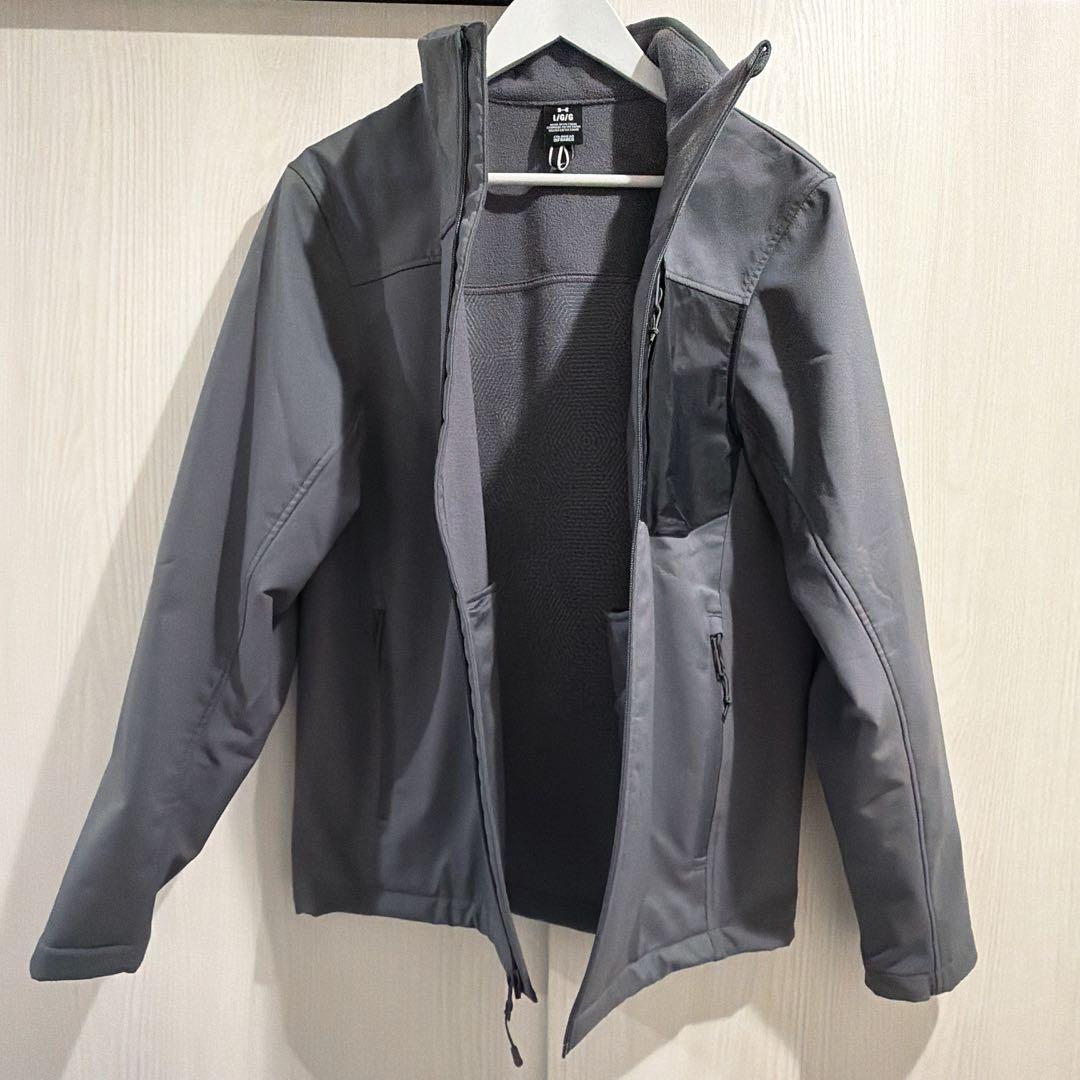 アンダーアーマー メンズ ウインドジャケット UAストーム グレー L スポーツ