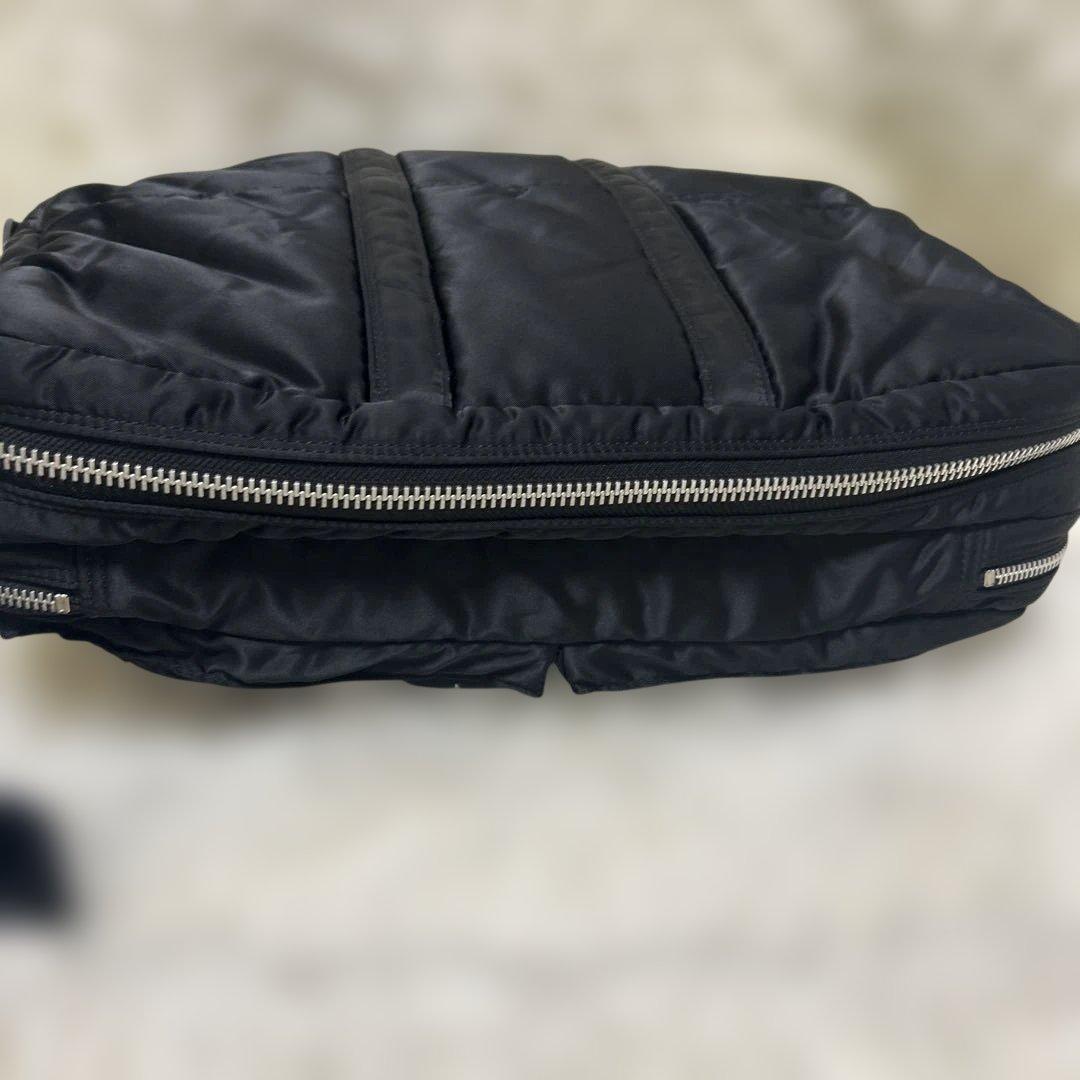 ✨美品✨ポーター タンカー 2way 2層 拡張可能　ブリーフケース 黒 A4