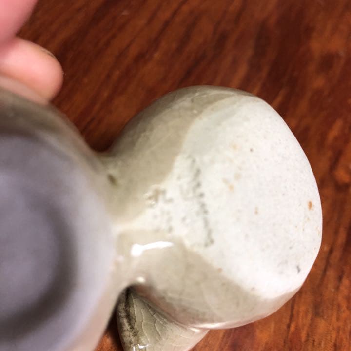 からくり盃　珍盃　九谷焼　瓢箪型　光泉作　絡繰盃　レア物　希少