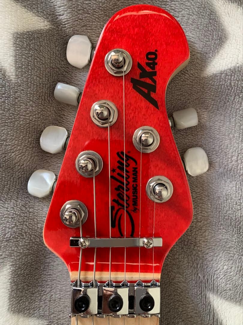 新品＆オマケ付【Sterling by MUSICMAN】AX40 (赤)