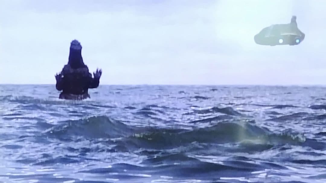 ジオラマ模型　ゴジラvsスーパーX2！