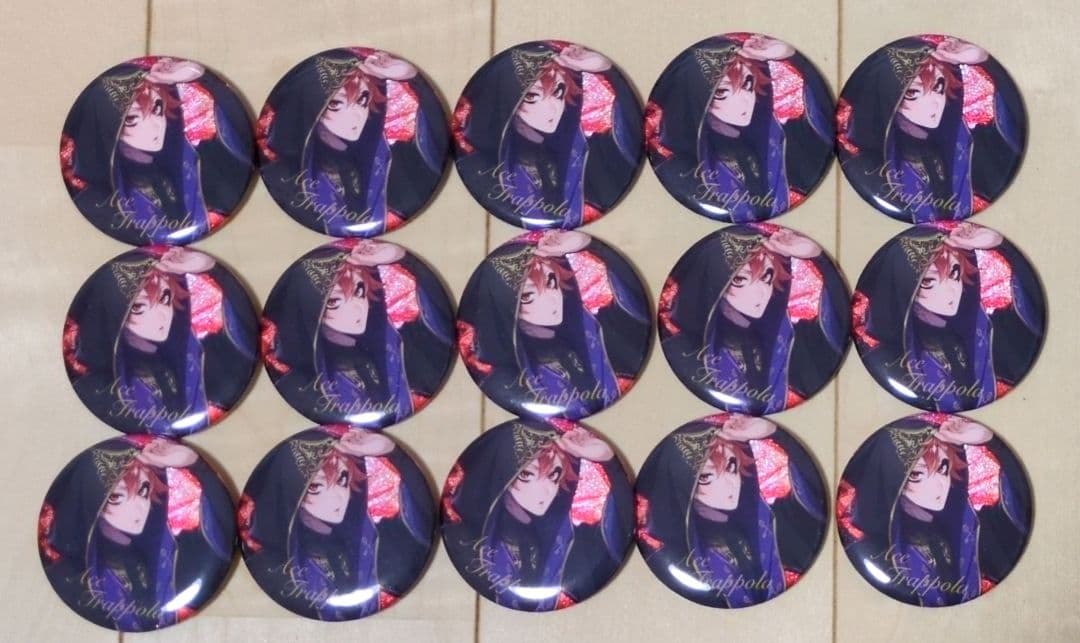 ツイステ　エース　式典服　缶バッジ　15個セット　まとめ売り