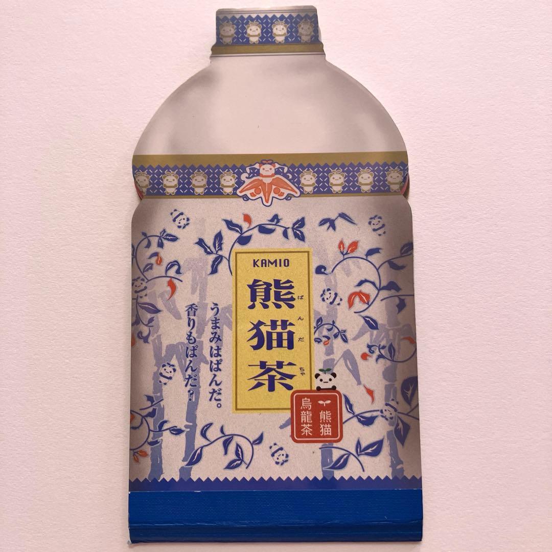 ドリンクパロディ　ぱんだ　メモ帳　平成レトロ　カミオジャパン　希少