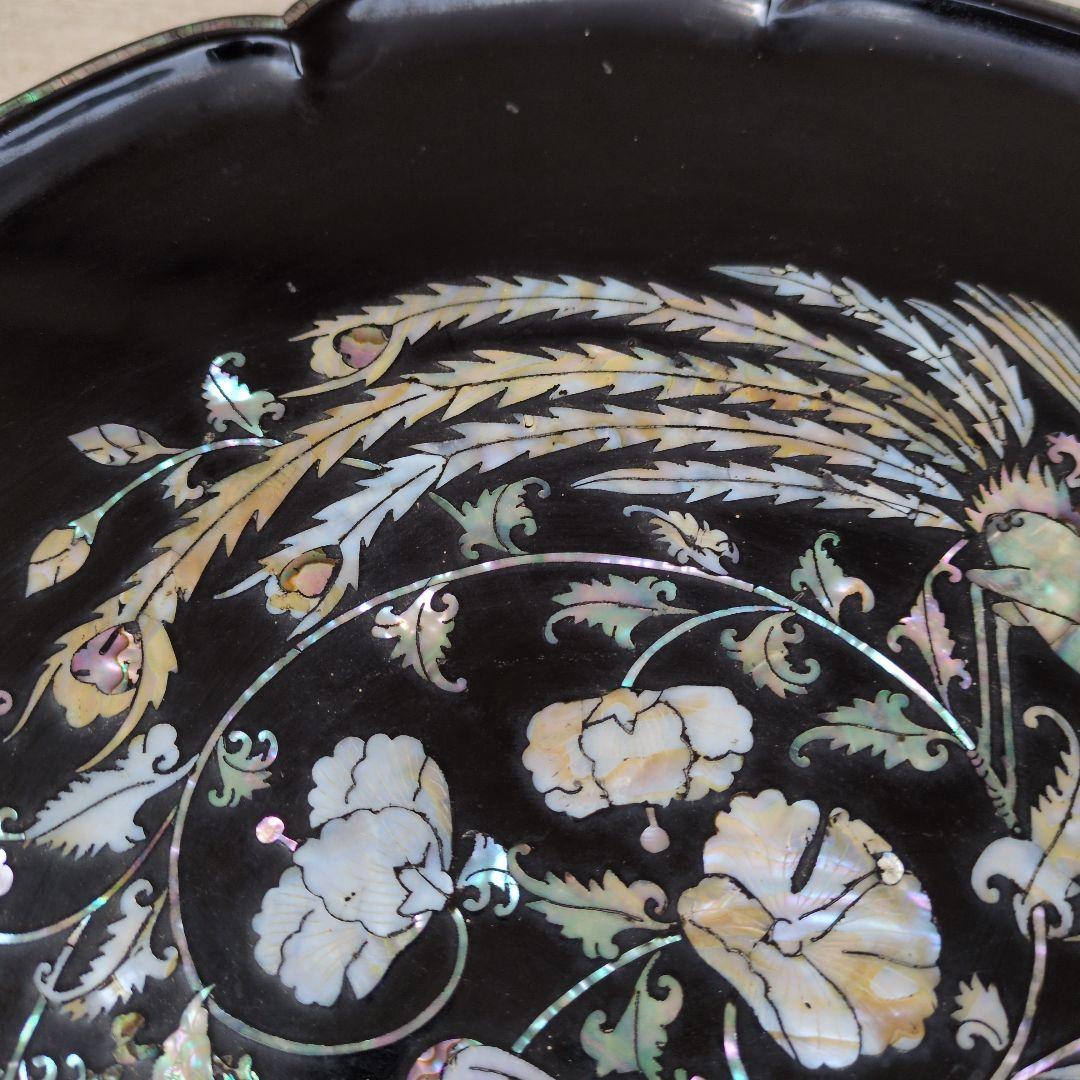 李朝家具　鳳凰螺鈿　李朝膳　ソバン　螺鈿　　膳　骨董　朝鮮美術　アンティーク