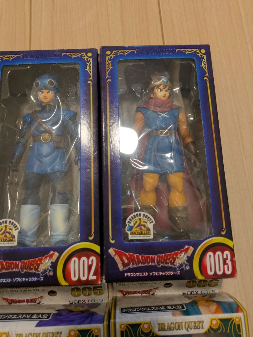 ドラゴンクエスト　勇者 ソフビキャラクターズセット6体