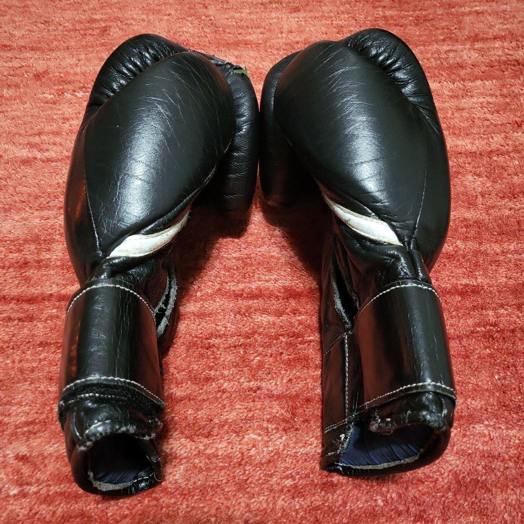 Winning ウイニング ボクシンググローブ 14oz テープ 黒 本革