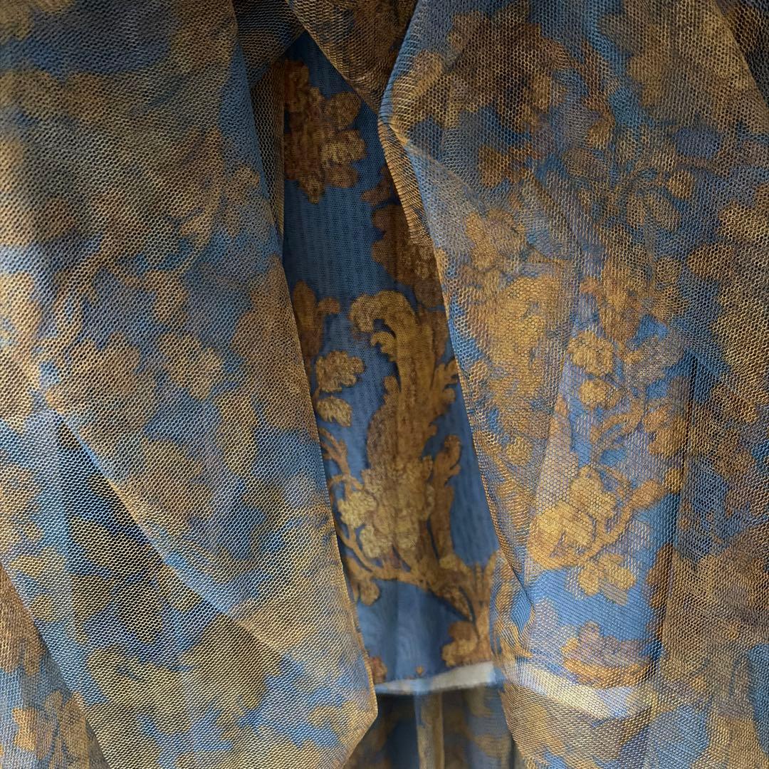 WACOAL DIA チュールプリントフレアスカート　ペチコートセット