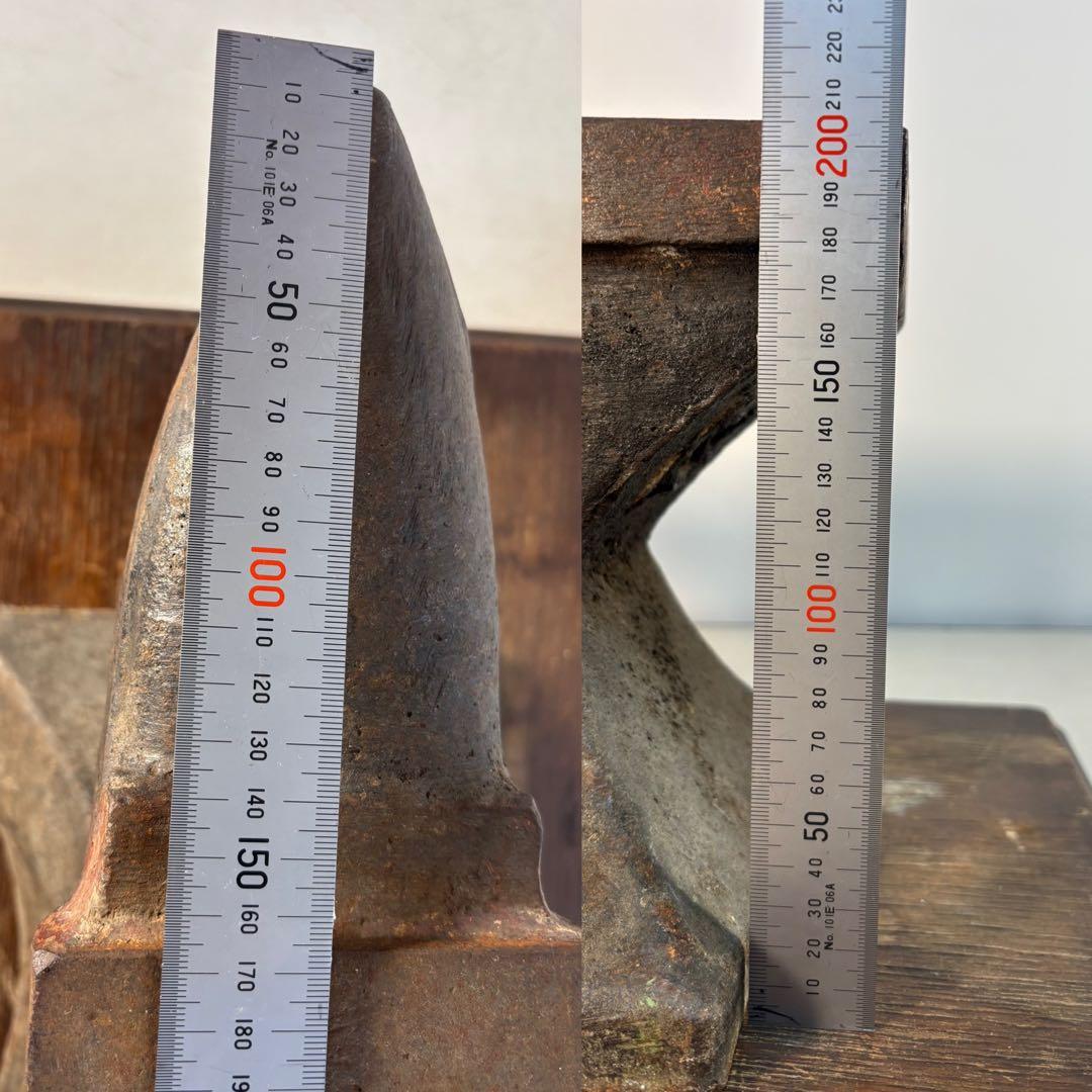 鍛冶屋の金床アンビル 金床 　角付き 作業台 叩き台