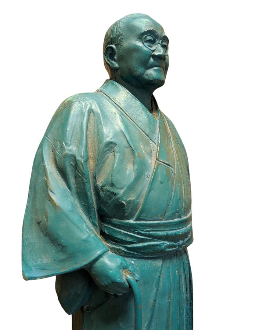 吉田茂 顕彰立像 37cm 記念品 作家名入り