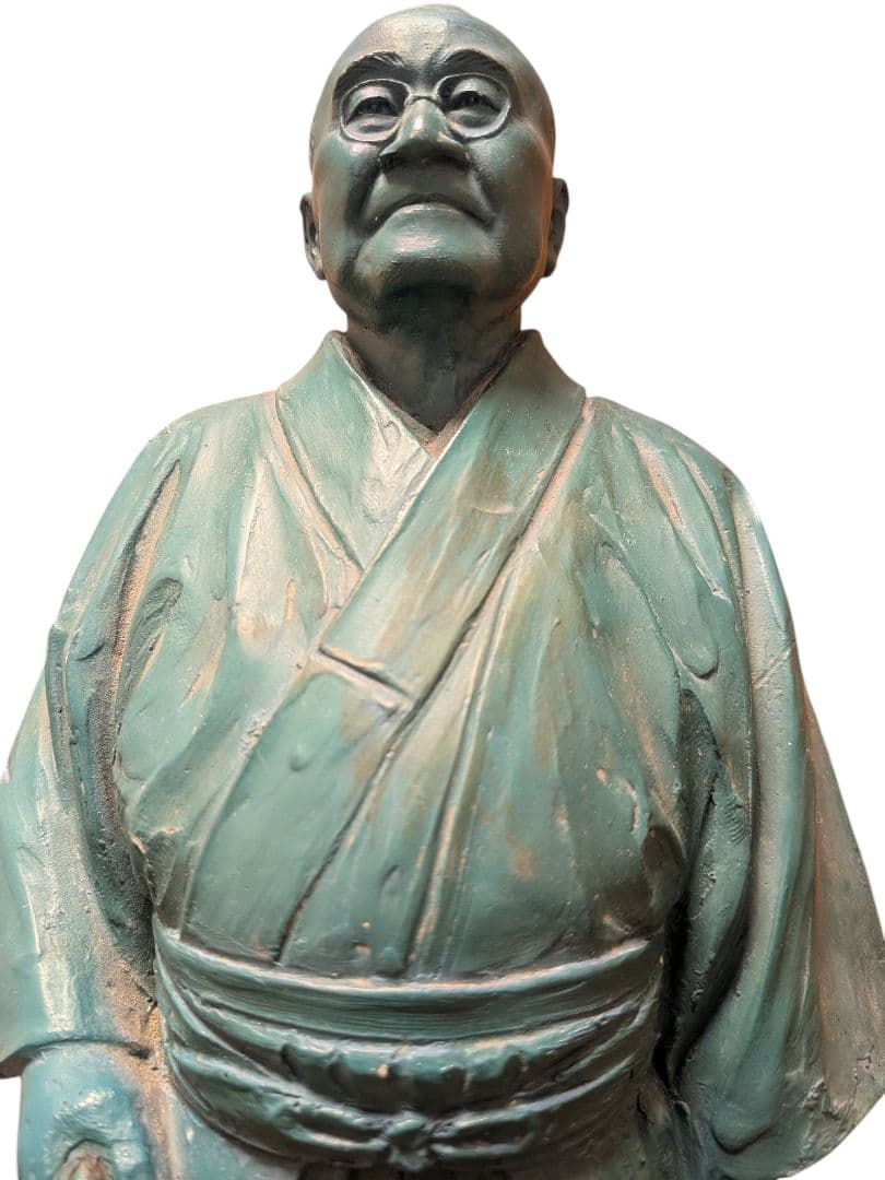 吉田茂 顕彰立像 37cm 記念品 作家名入り