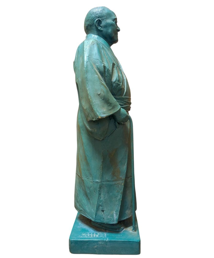 吉田茂 顕彰立像 37cm 記念品 作家名入り