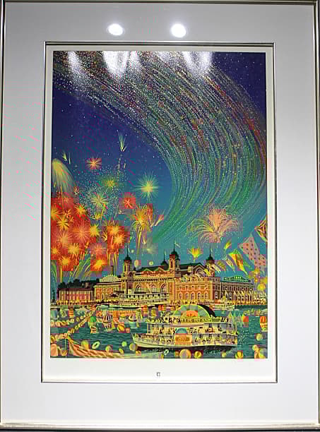 ヒロヤマガタ【エリスアイランド】 シルクスクリーン