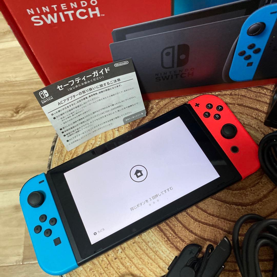 Nintendo Switch ニンテンドースイッチ本体　ネオン ⑦