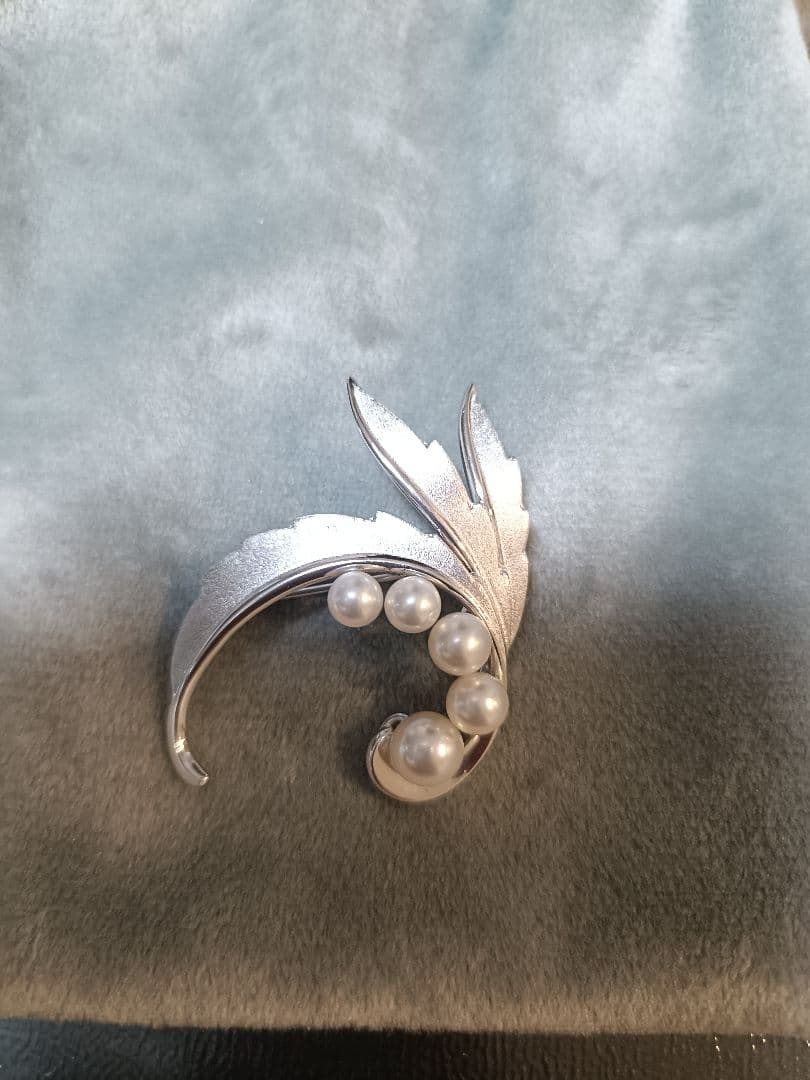 ミキモト MIKIMOTO 御木本　パール ブローチ 本真珠 コサージュ