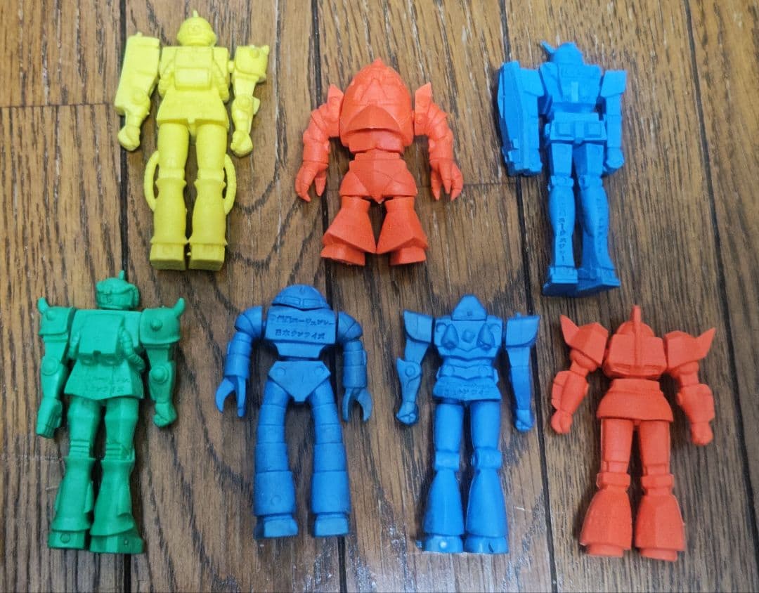 未使用 1979 　クローバー合体消しゴムシリーズガンダムモビルスーツ パート3