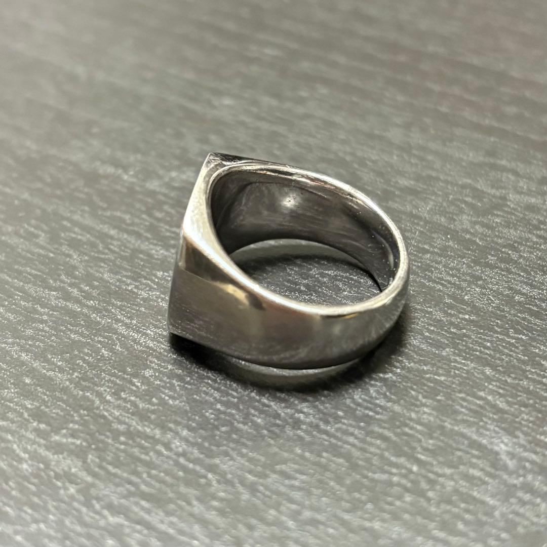 【最安値・レア】トムウッド　クッションリング　ブラックスピネル　14号