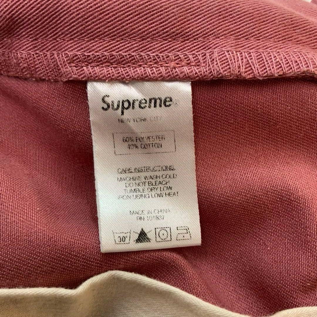 Supreme シュプリーム チノパン ピンク 32