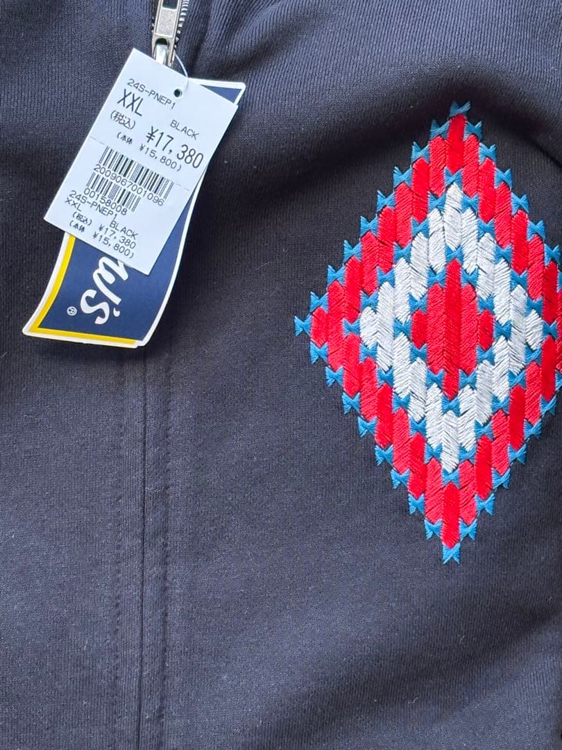 NoRunNoLife FOREVER！PHERROW'Sネイティブ柄刺繍