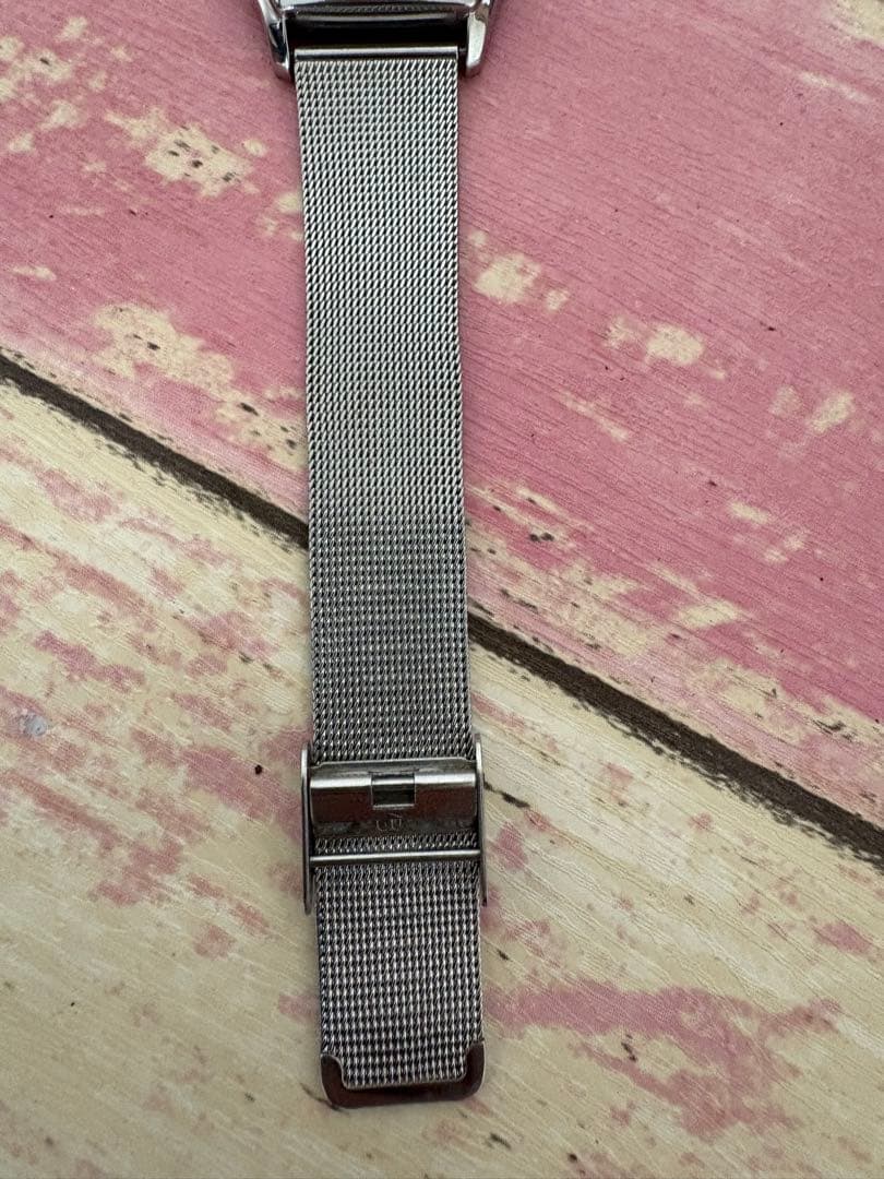 希少 SEIKO スモールセコンド 白ローマン ブルースチール針　稼働品